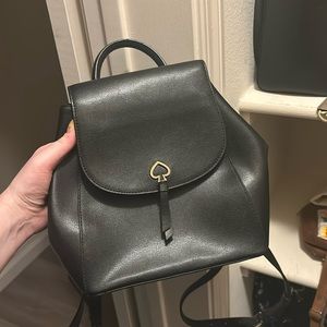 Small black Kate Spade backpack